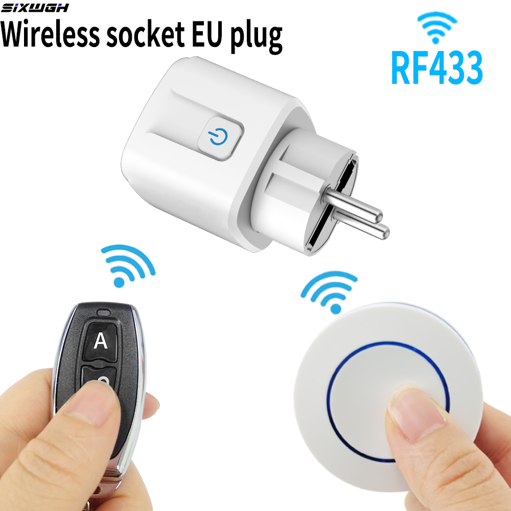 Smart Home Ventilation - Kablosuz Priz RF433 Akıllı Ev Uzaktan