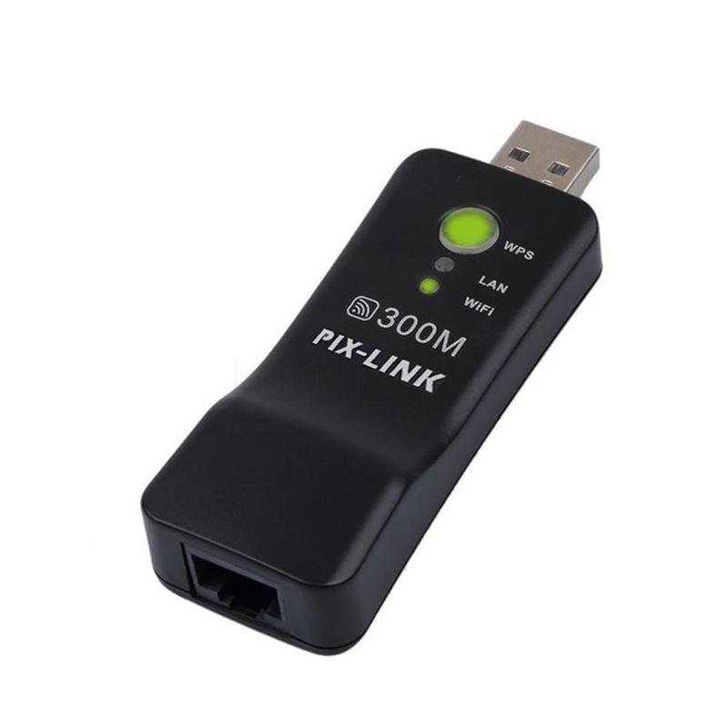 Smart Home Network Rack - PIXLINK Kablosuz USB Evrensel 300 Mbps