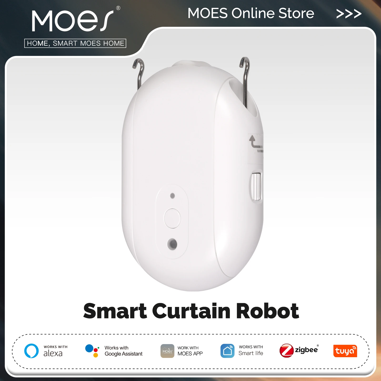 Smart Curtain Robot - MOES Tuya ZigBee Akıllı Elektrikli Perde