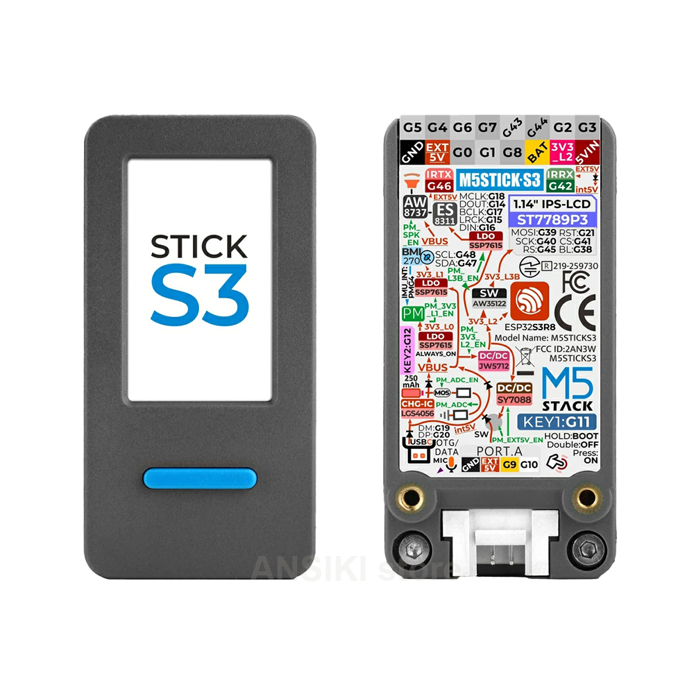 Smart Home Control Panel - M5Stack M5StickS3 ESP32-S3 IoT Geliştirme Kiti,