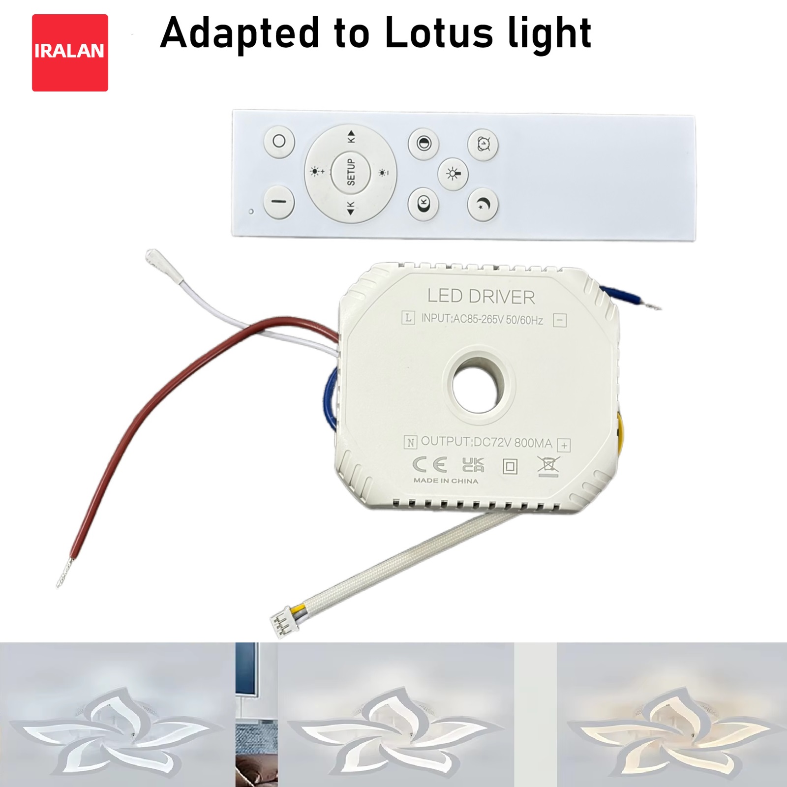 Smart Home Ventilation - Tavan Lambası Sürücüsü Ev Akıllı Aydınlatma