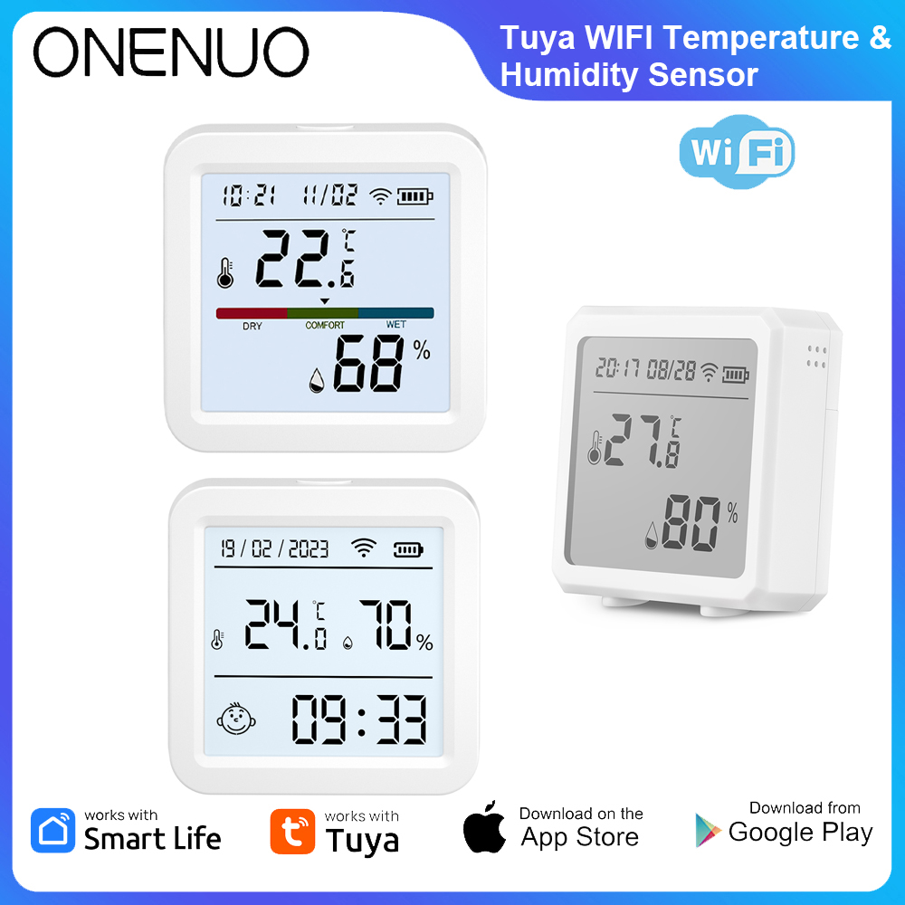 Smart Home Orvibo - ONENUO Tuya WIFI Sıcaklık Nem Sensörü