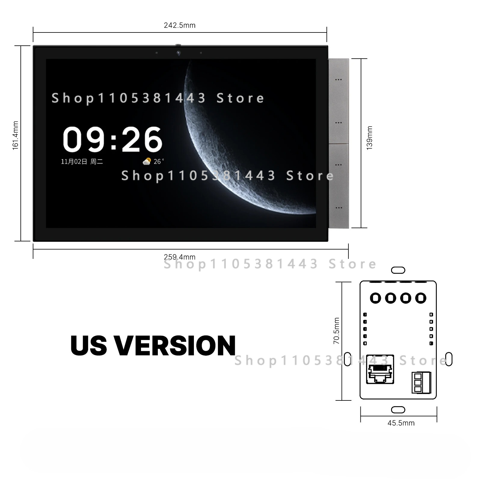 Smart Home Control Panel - Ev Otomasyonu 2026 Moes Tuya 10.1