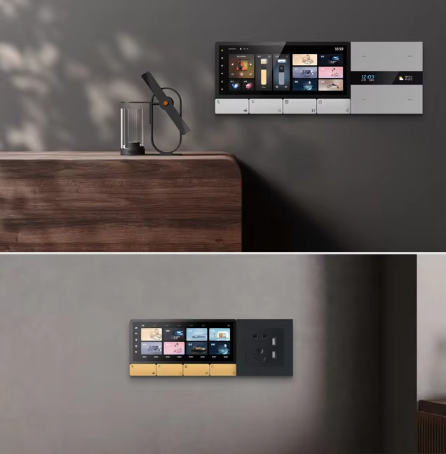 Smart Home Control Panel - F5 Tuya UK Dokunmatik Ekranlı Müzik
