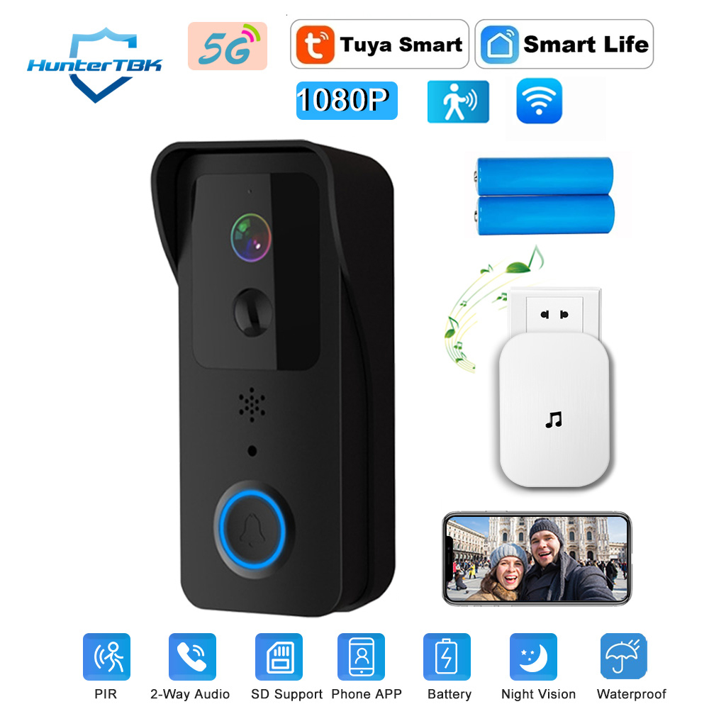 Smart Home Video Doorphone Ezviz - 1080P HD WiFi Kapı Zili Kamerası,
