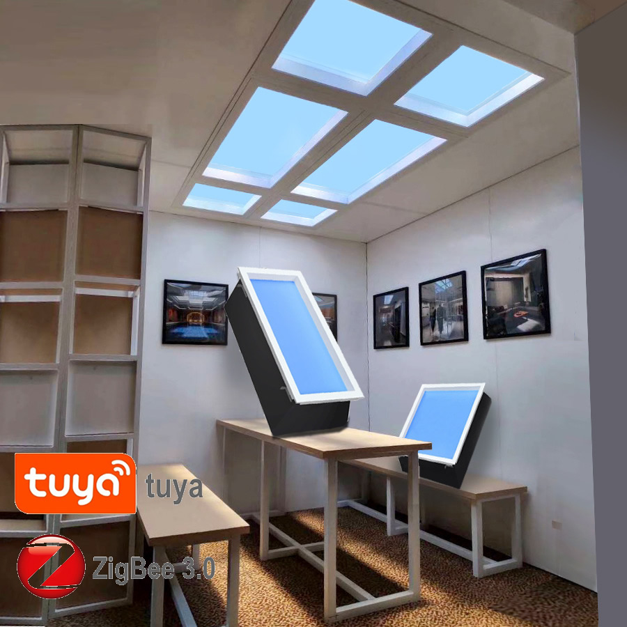 Smart Home Simulation - Zigbee Tuya Led Downlight Tavan Penceresi