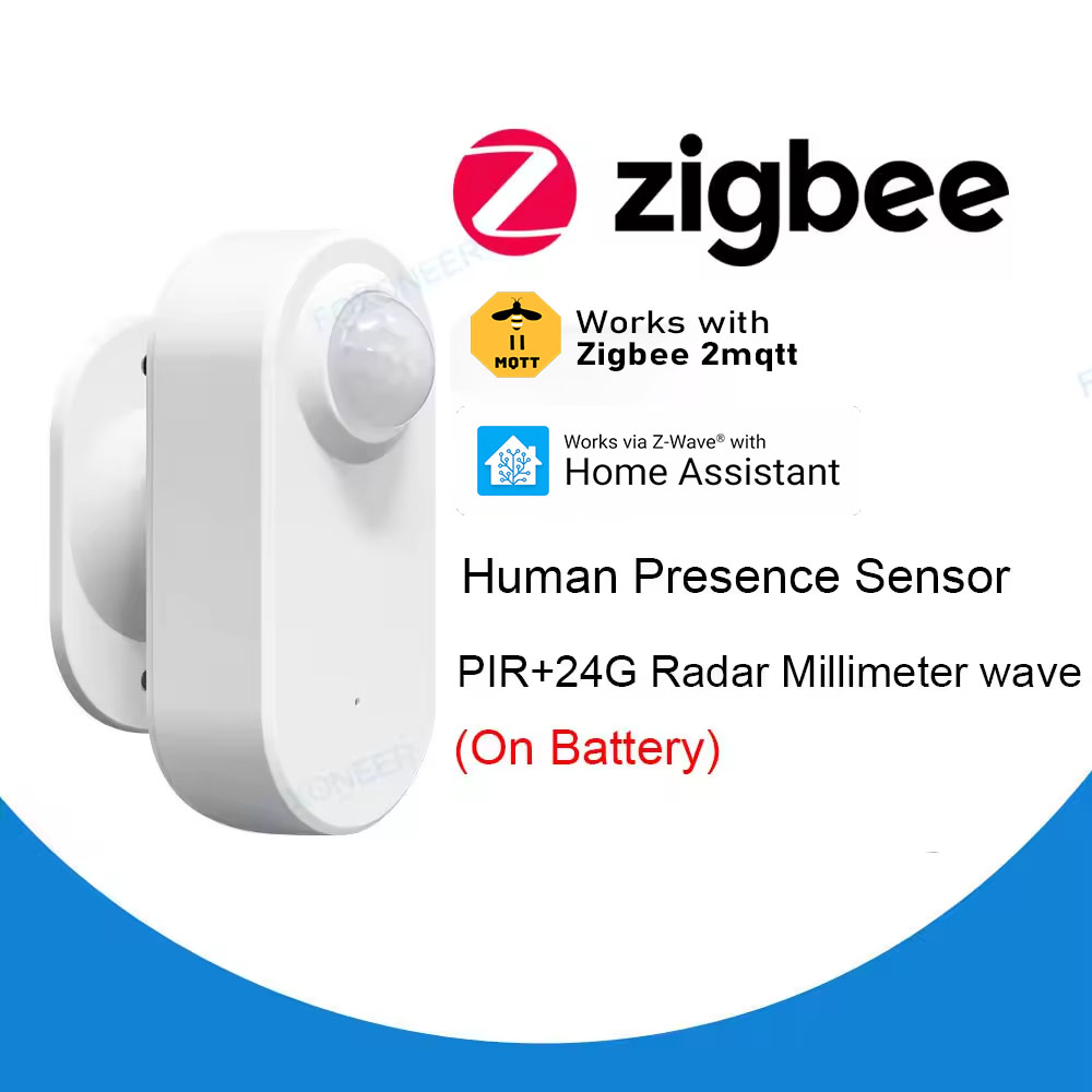 Smart Home Assistant - Akıllı Zigbee İnsan Varlık Dedektörü, Parlaklık/Mesafe
