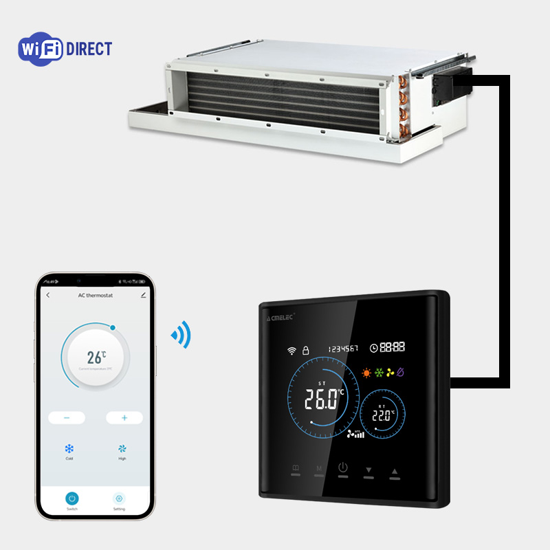 Smart Home Full System - Akıllı Fan Coil Termostatı HVAC WiFi