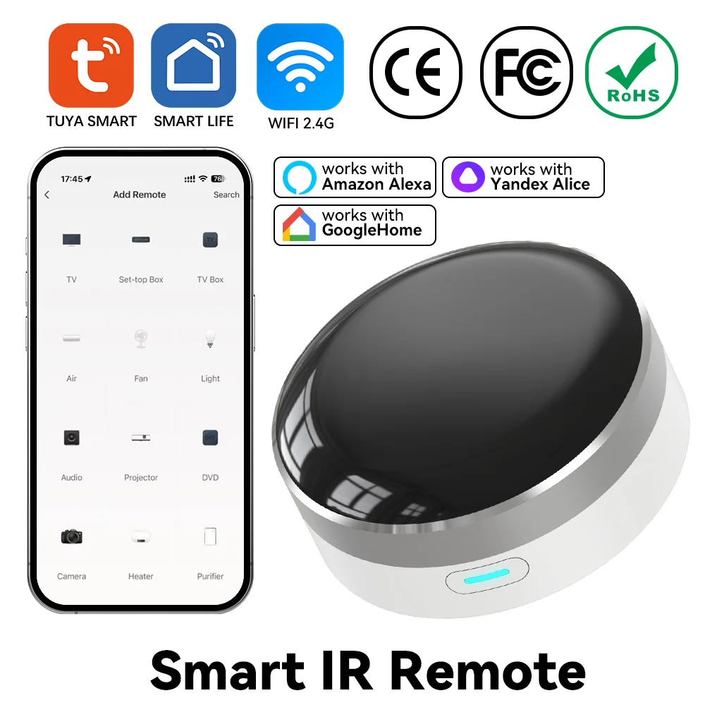 Smart Home Ventilation - YFK WiFi Akıllı IR Blaster Evrensel
