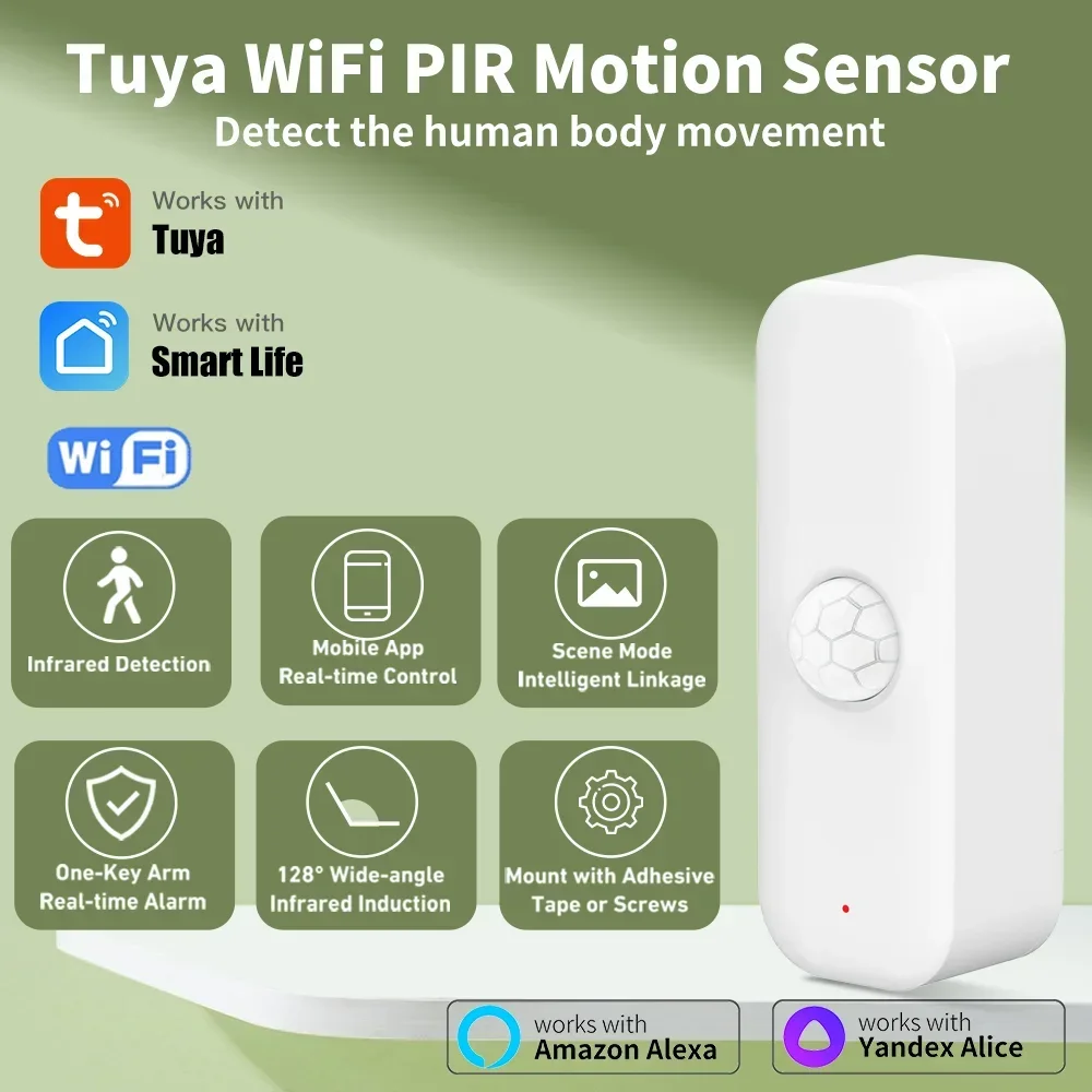 Smart Home Assistant - Tuya WiFI Hareket Sensörü PIR Akıllı