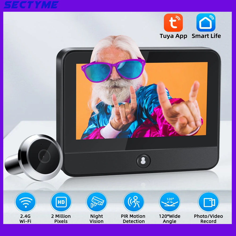 Smart Home Video Doorphone Ezviz - 4.3 İnç Tuya Akıllı Ev WiFi