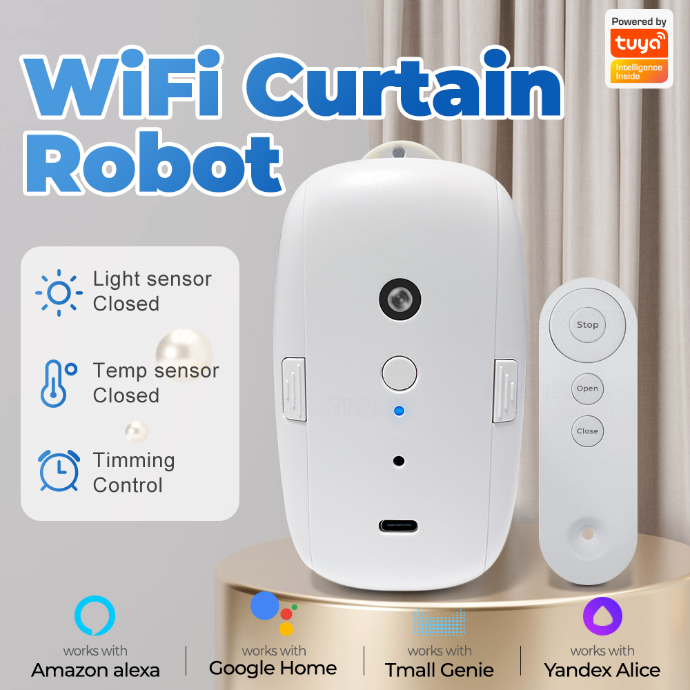 Tuya akıllı perde motoru Bt se - Smart Curtain Robot incelemesi ve fiyatı