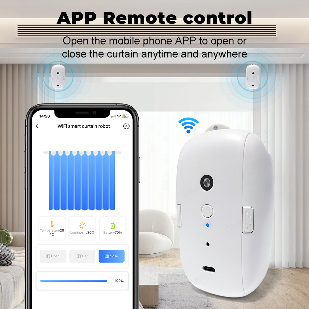 Tuya akıllı perde motoru Bt se - Smart Curtain Robot incelemesi ve fiyatı