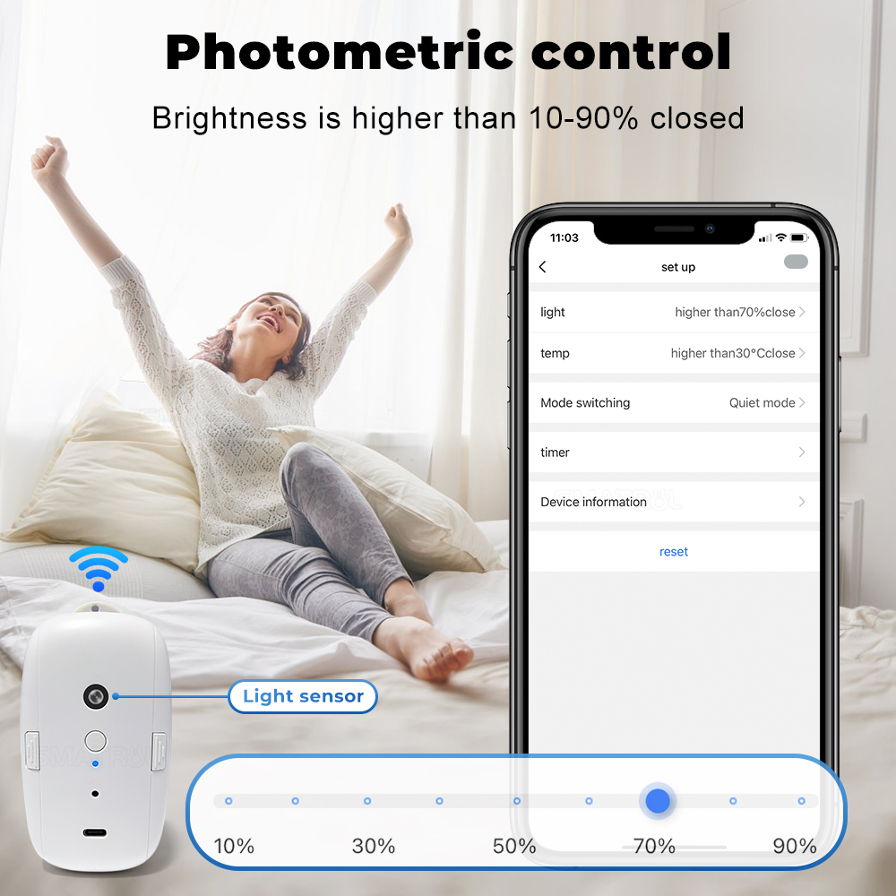 Tuya akıllı perde motoru Bt se - Smart Curtain Robot incelemesi ve fiyatı