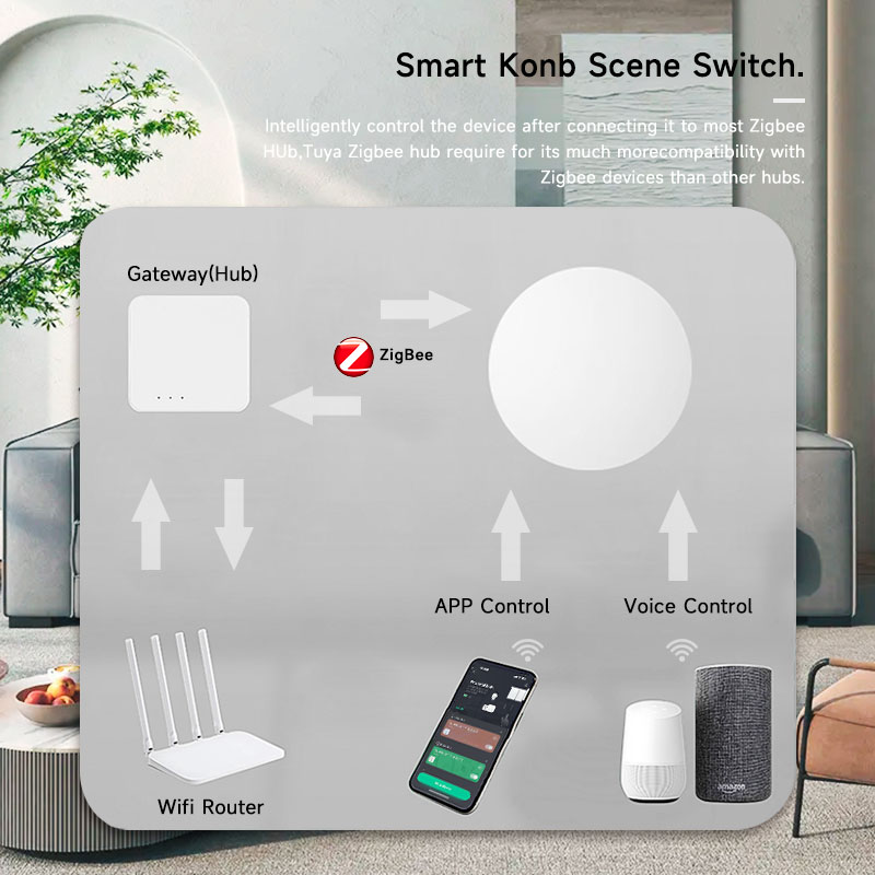 Tuya ZigBee Akıllı Kablosuz Dü - Smart Home Assistant incelemesi ve fiyatı