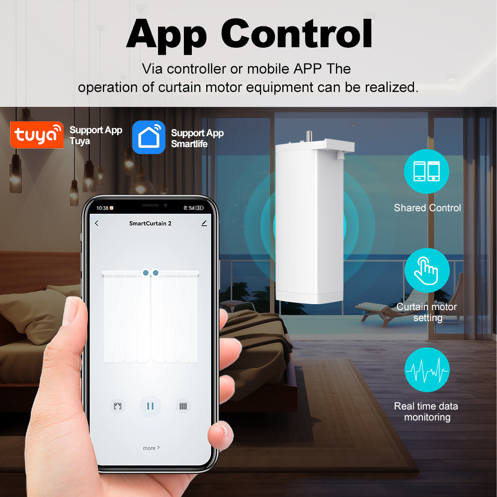 Akıllı Yaşam Zigbee/WIFI Elekt - Smart Curtain Robot incelemesi ve fiyatı
