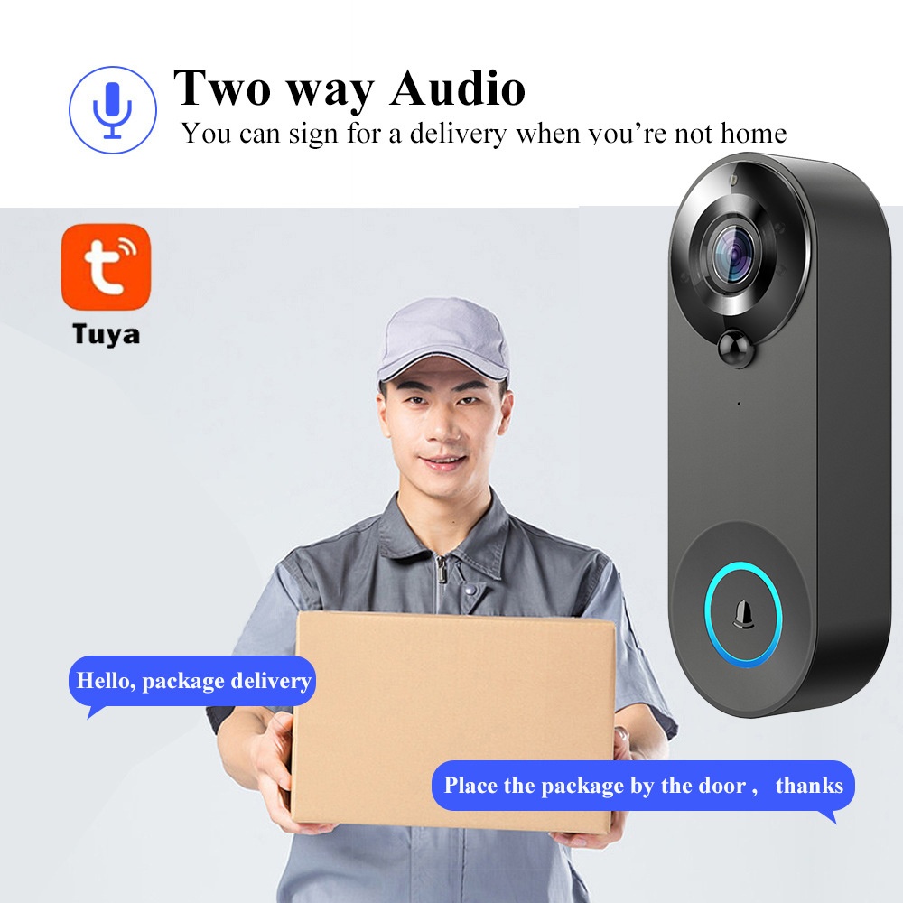 Tuya 1080P kablosuz WIFI kapı  - Smart Home Video Doorphone Ezviz incelemesi ve fiyatı