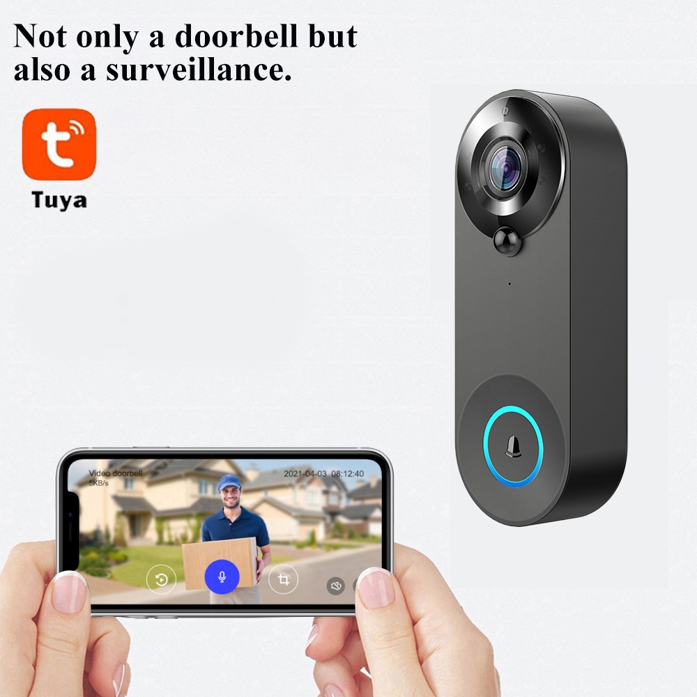 Tuya 1080P kablosuz WIFI kapı  - Smart Home Video Doorphone Ezviz incelemesi ve fiyatı