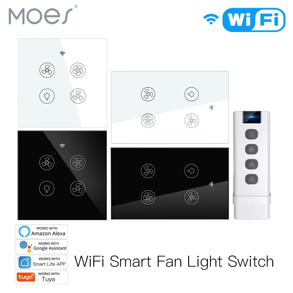 Yeni WiFi RF akıllı tavan fanı - Smart Home Ventilation incelemesi ve fiyatı