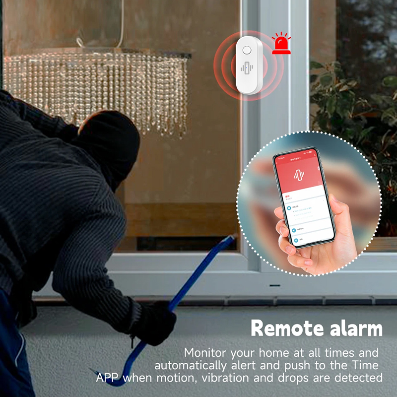 Tuya WiFi Titreşim Dedektörü C - Door Window Sensor incelemesi ve fiyatı