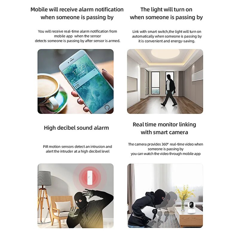 Tuya WiFi Zigbee PIR Hareket S - Smart Home Full System incelemesi ve fiyatı
