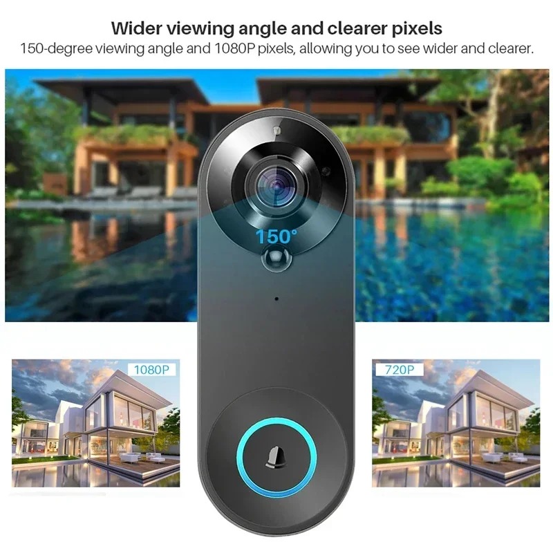 HD 1080P Akıllı Kablosuz Kapı  - Smart Home Video Doorphone Ezviz incelemesi ve fiyatı