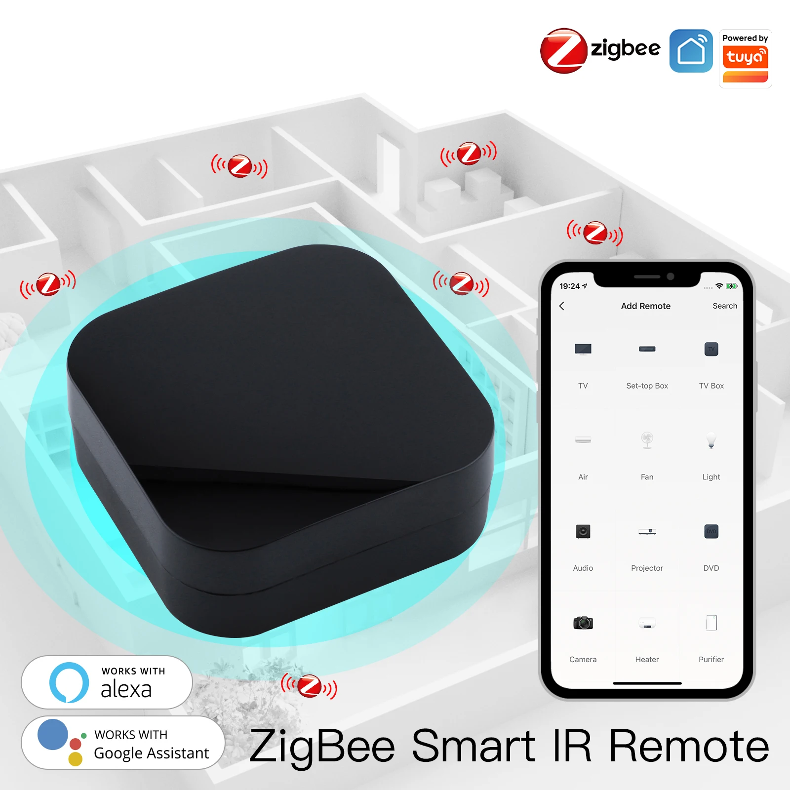 Zigbee akıllı IR uzaktan kuman - Smart Home Orvibo incelemesi ve fiyatı