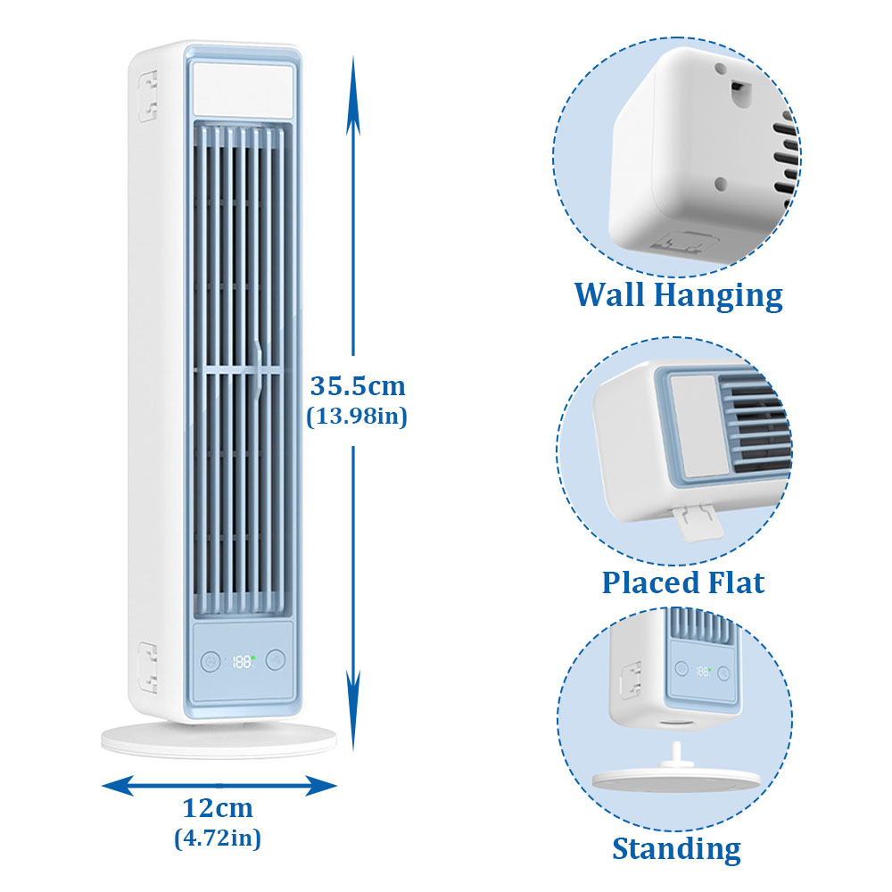 3600mAh USB Şarj Edilebilir Ku - Smart Home Ventilation incelemesi ve fiyatı