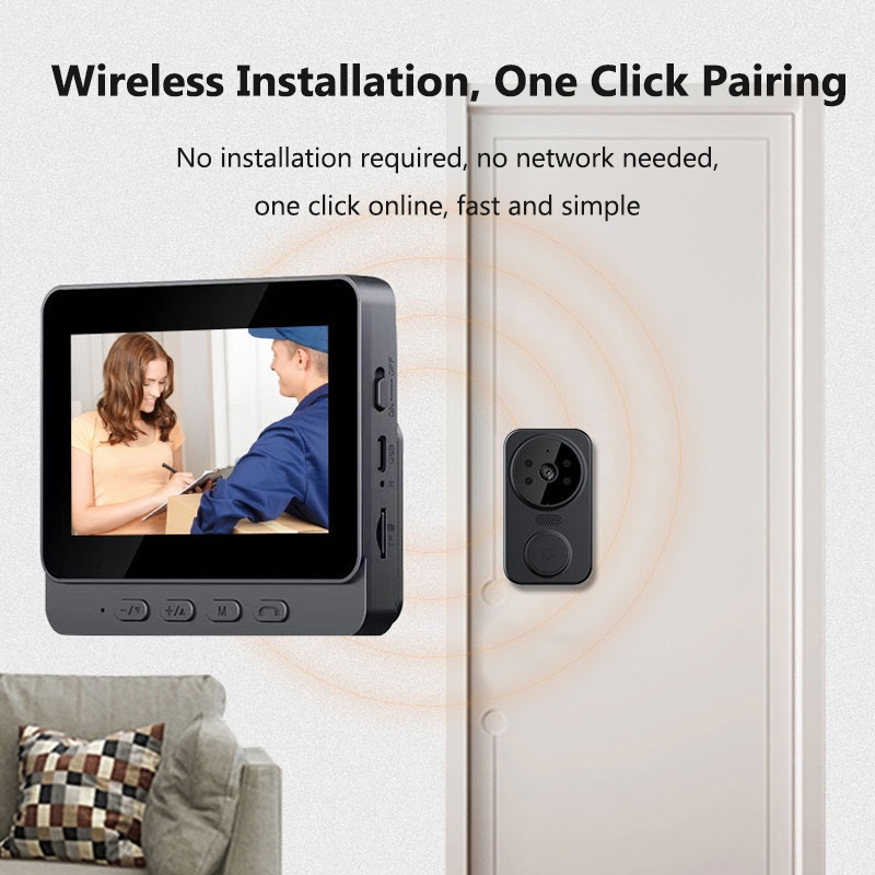 4.3 inç WiFi Kablosuz Görüntül - Smart Home Video Doorphone Ezviz incelemesi ve fiyatı