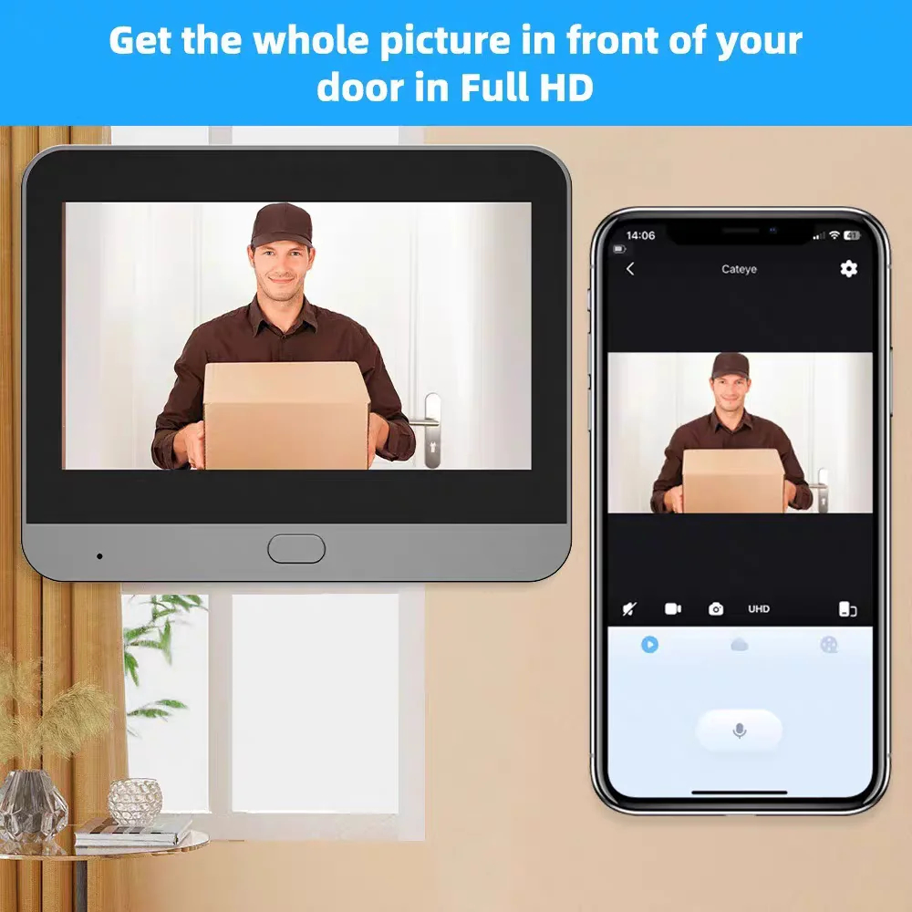 Tuya Smart 5MP Kapı Gözetleme  - Smart Home Video Doorphone Ezviz incelemesi ve fiyatı
