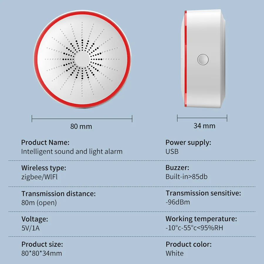 Tuya WiFi ZigBee Akıllı Alarm  - Smart Home Full System incelemesi ve fiyatı