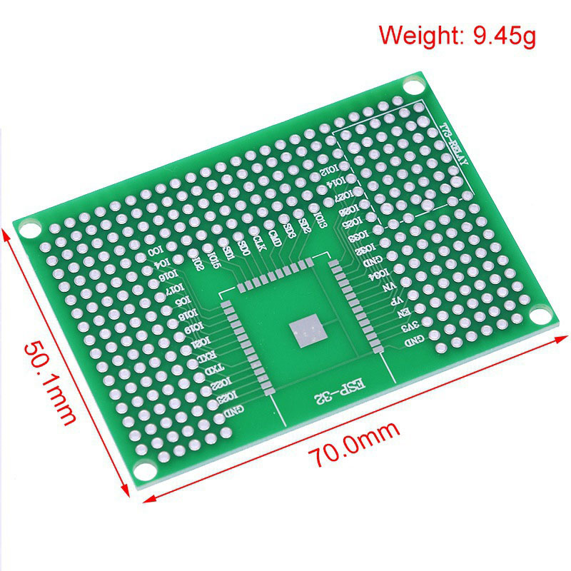 2 ~ 100 Adet 5X7 Çift Taraflı  - Smart Home Esp8266 incelemesi ve fiyatı