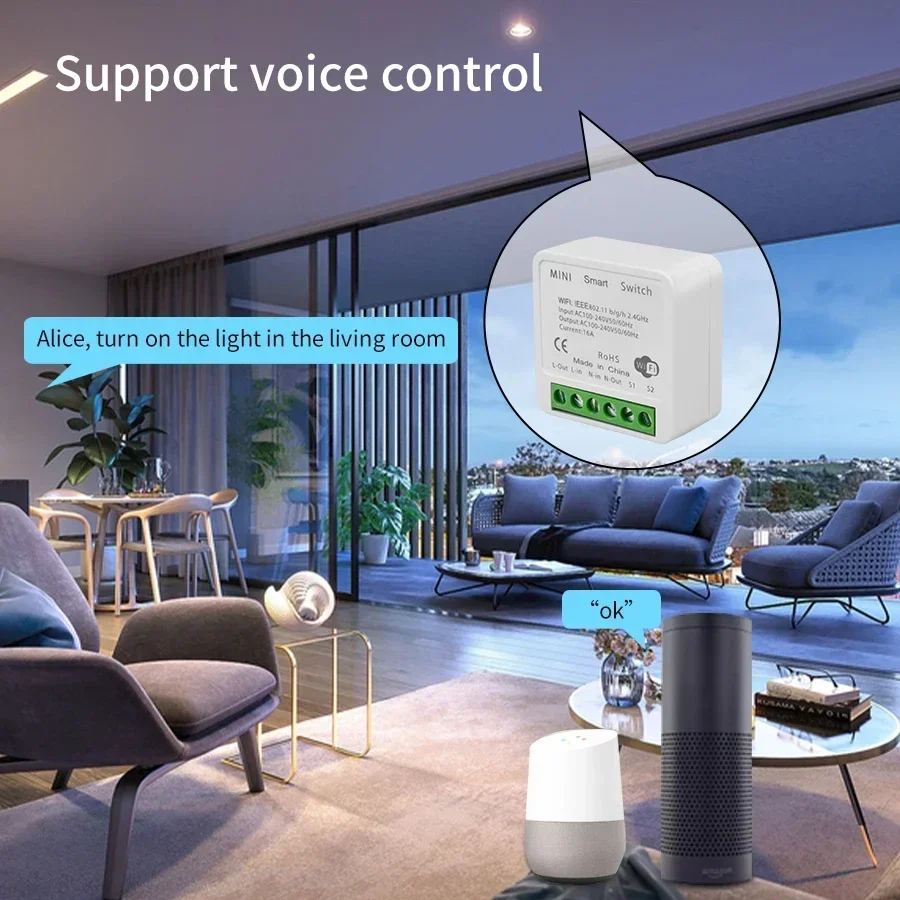 Tuya WiFi Akıllı Anahtar Modül - Smart Home Assistant incelemesi ve fiyatı