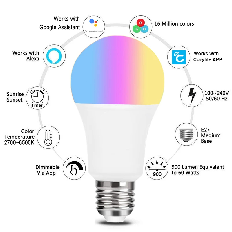 9W WiFi Homekit işık lambası E - Smart Home Orvibo incelemesi ve fiyatı