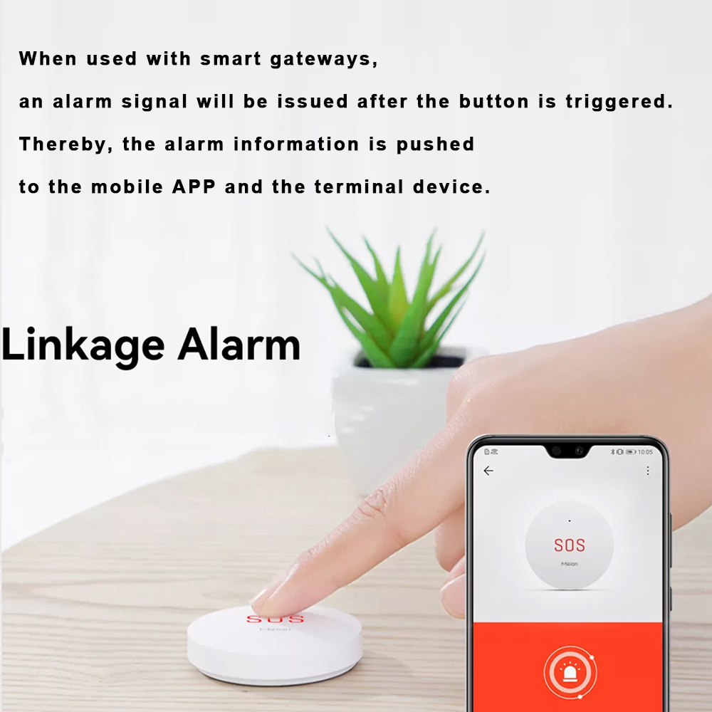 Zigbee Tuya SOS acil düğmesi e - Smart Home Full System incelemesi ve fiyatı