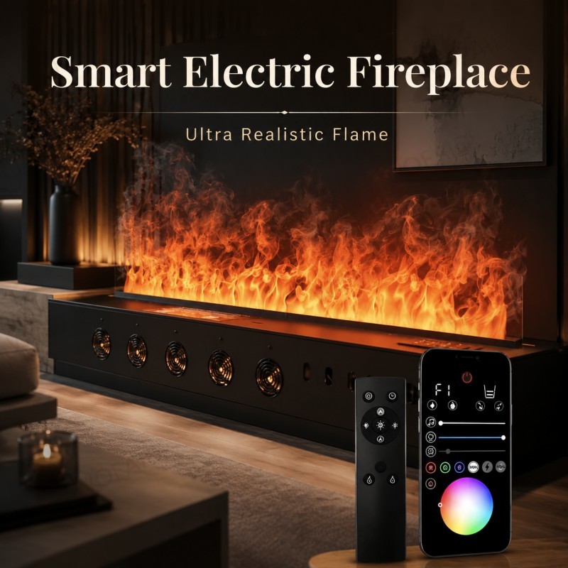 Minimalist Duvar Şöminesi Lüks - Smart Home Simulation incelemesi ve fiyatı