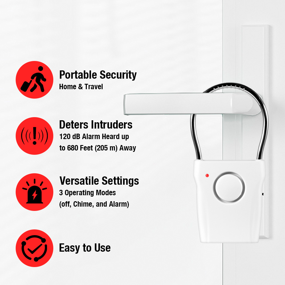 Ayarlanabilir Ayarlı 120dB Kap - Door Window Sensor incelemesi ve fiyatı