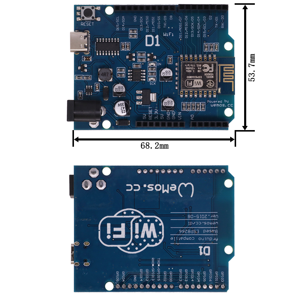 ESP-12E WeMos D1 R2 UNO R3 CH3 - Smart Home Esp8266 incelemesi ve fiyatı