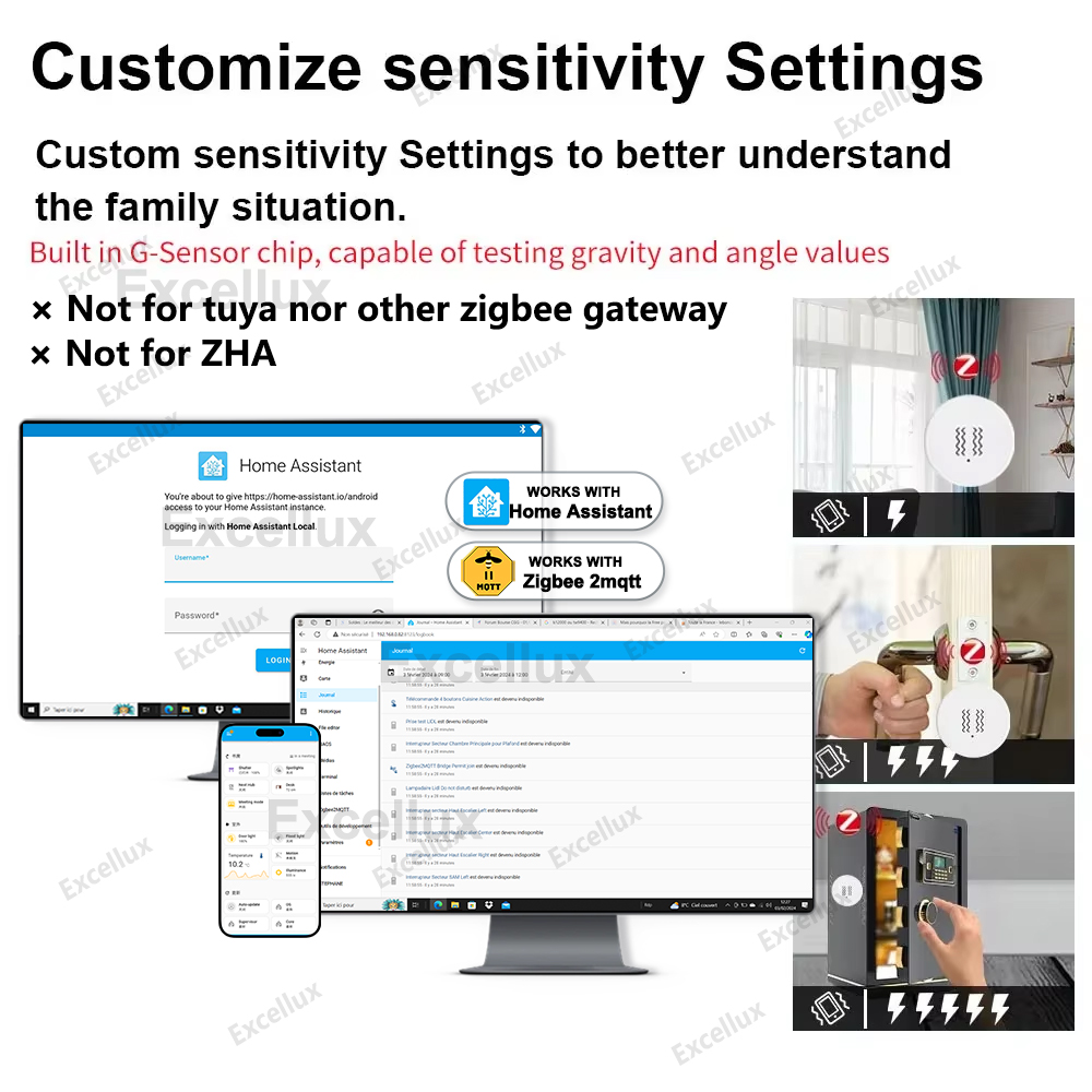 Zigbee 3.0 Akıllı Titreşim Sen - Smart Home Assistant incelemesi ve fiyatı