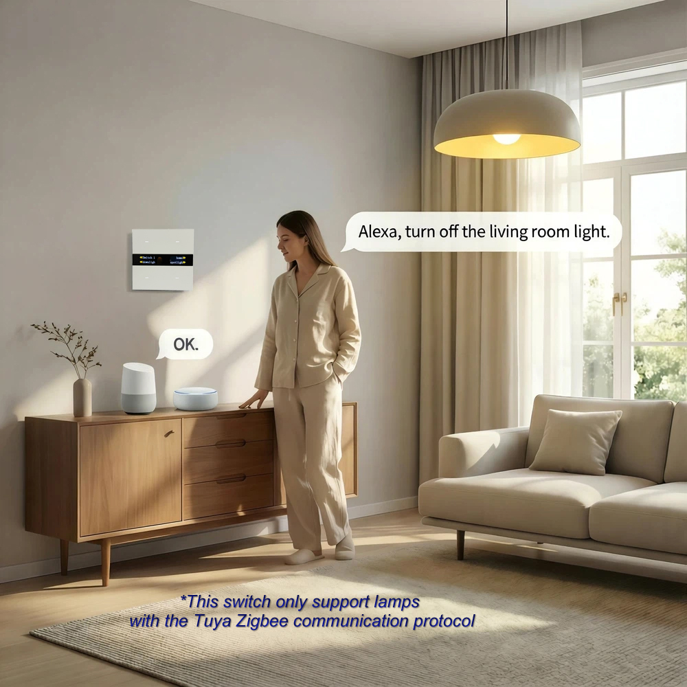 M8 Pro Zigbee Akıllı Anahtar P - Smart Home Control Panel incelemesi ve fiyatı