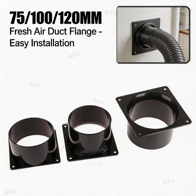 75/100/120MM ABS Duvar Flanş K - Smart Home Ventilation incelemesi ve fiyatı