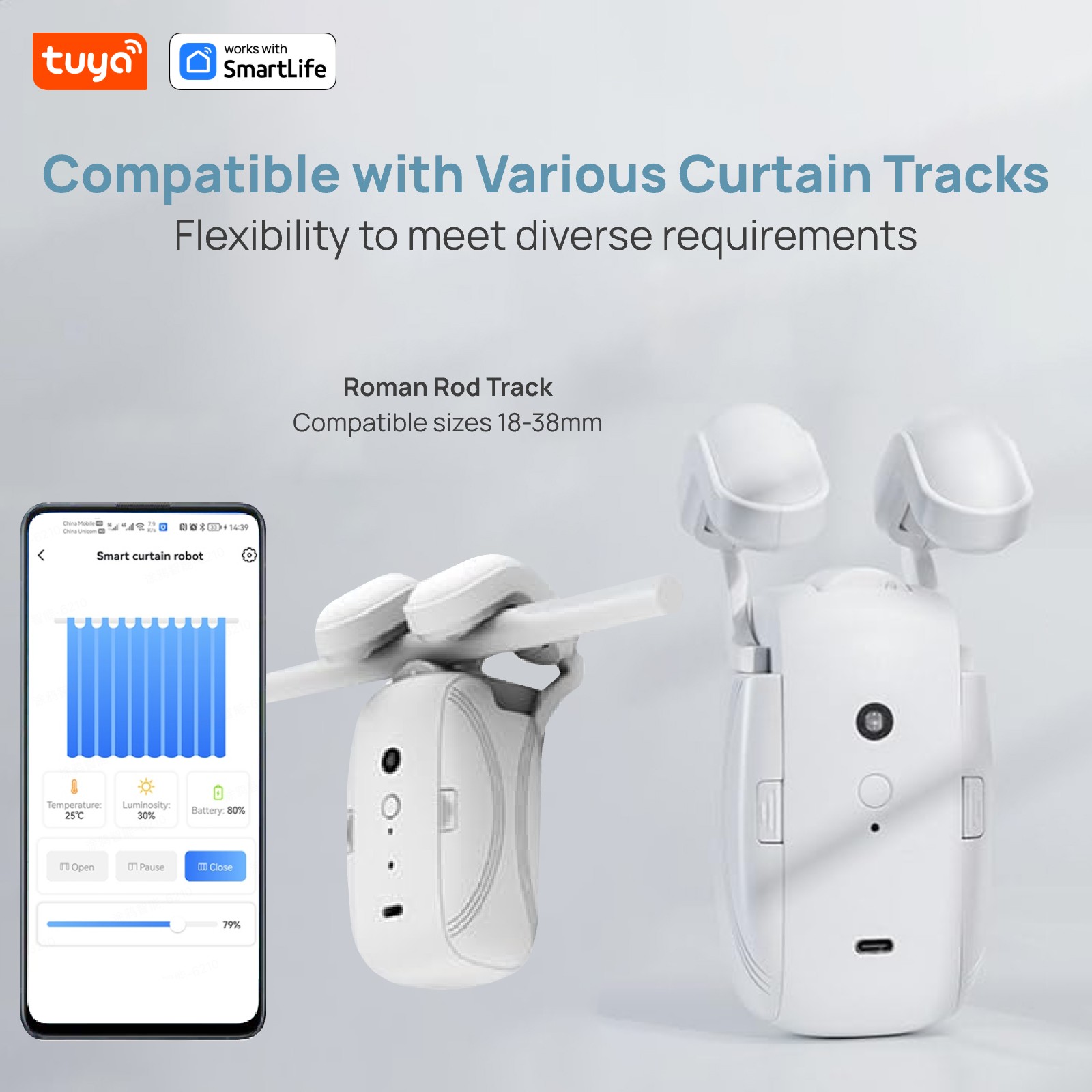 Tuya Akıllı Perde Robotu (Roma - Smart Curtain Robot incelemesi ve fiyatı
