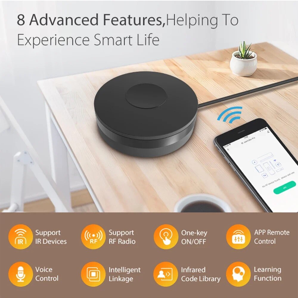 Tuya akıllı Wifi RF IR uzaktan - Smart Home Orvibo incelemesi ve fiyatı