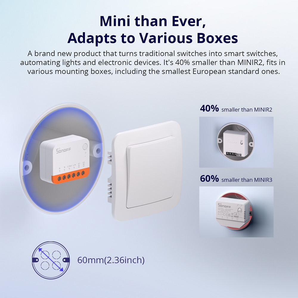 Sonoff Mini R4 Extreme Wifi Ak - Smart Home Wiz incelemesi ve fiyatı